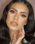 Caramel brown kleurlenzen (P: 0,00-6,00)